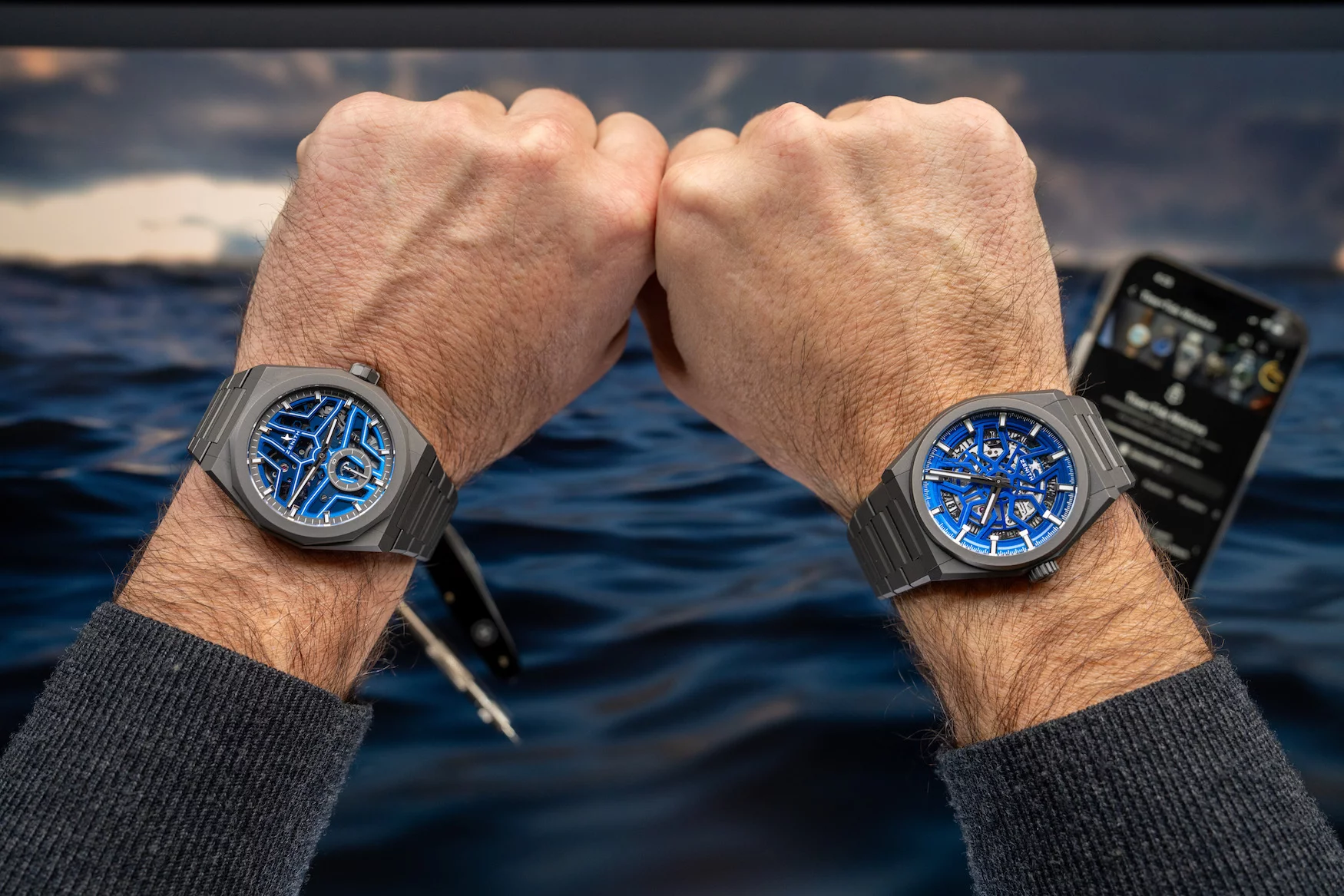 Zenith x Time+Tide Defy Skyline Skeleton Night Surfer El Primero