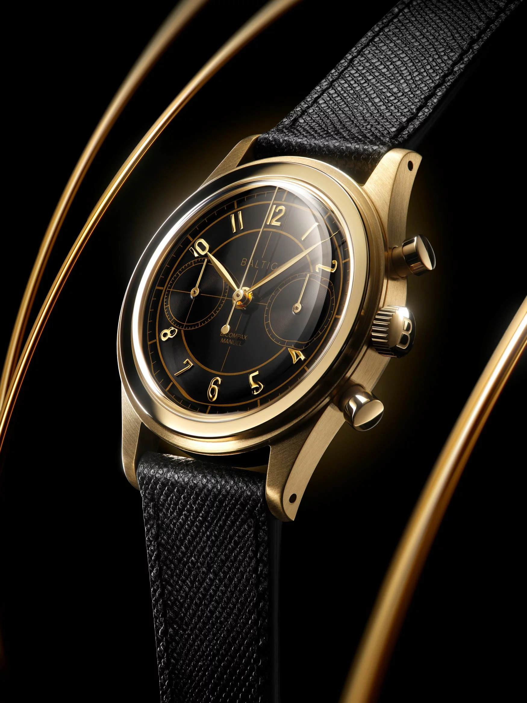 Baltic dial up the class with new gold takes on the HMS 002 Bicompax 002 MR01