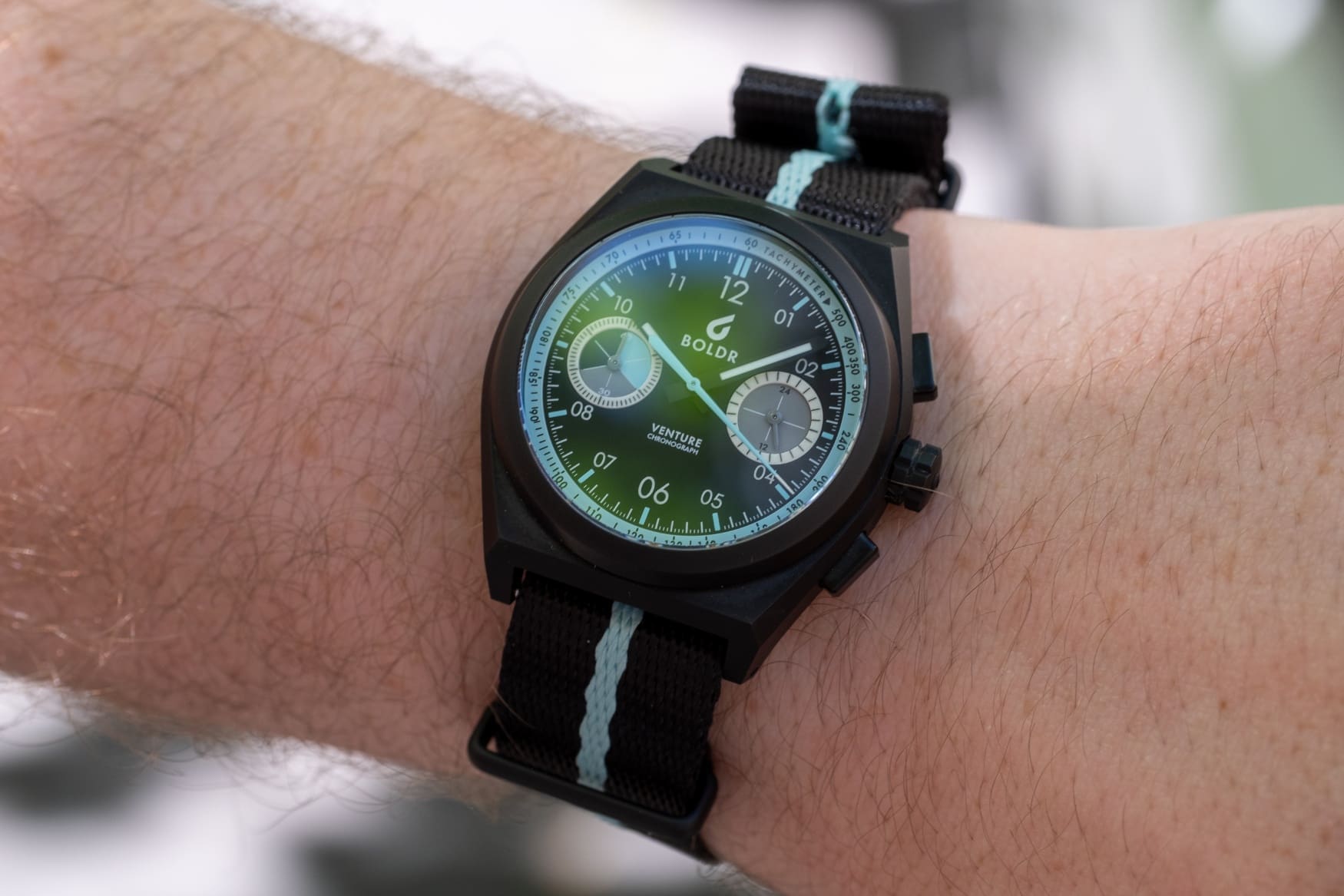 boldr supply co venture rally srw chronograph wrist 1
