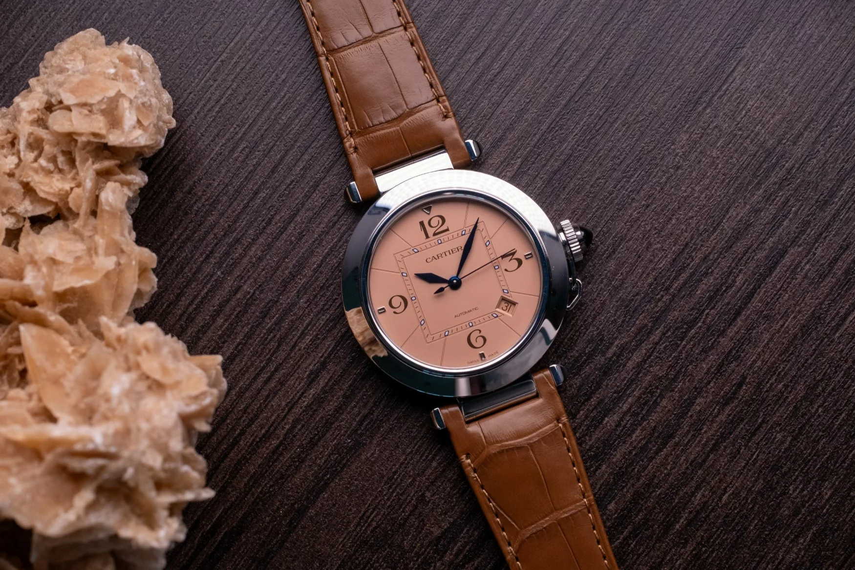 Cartier pasha leather on sale strap