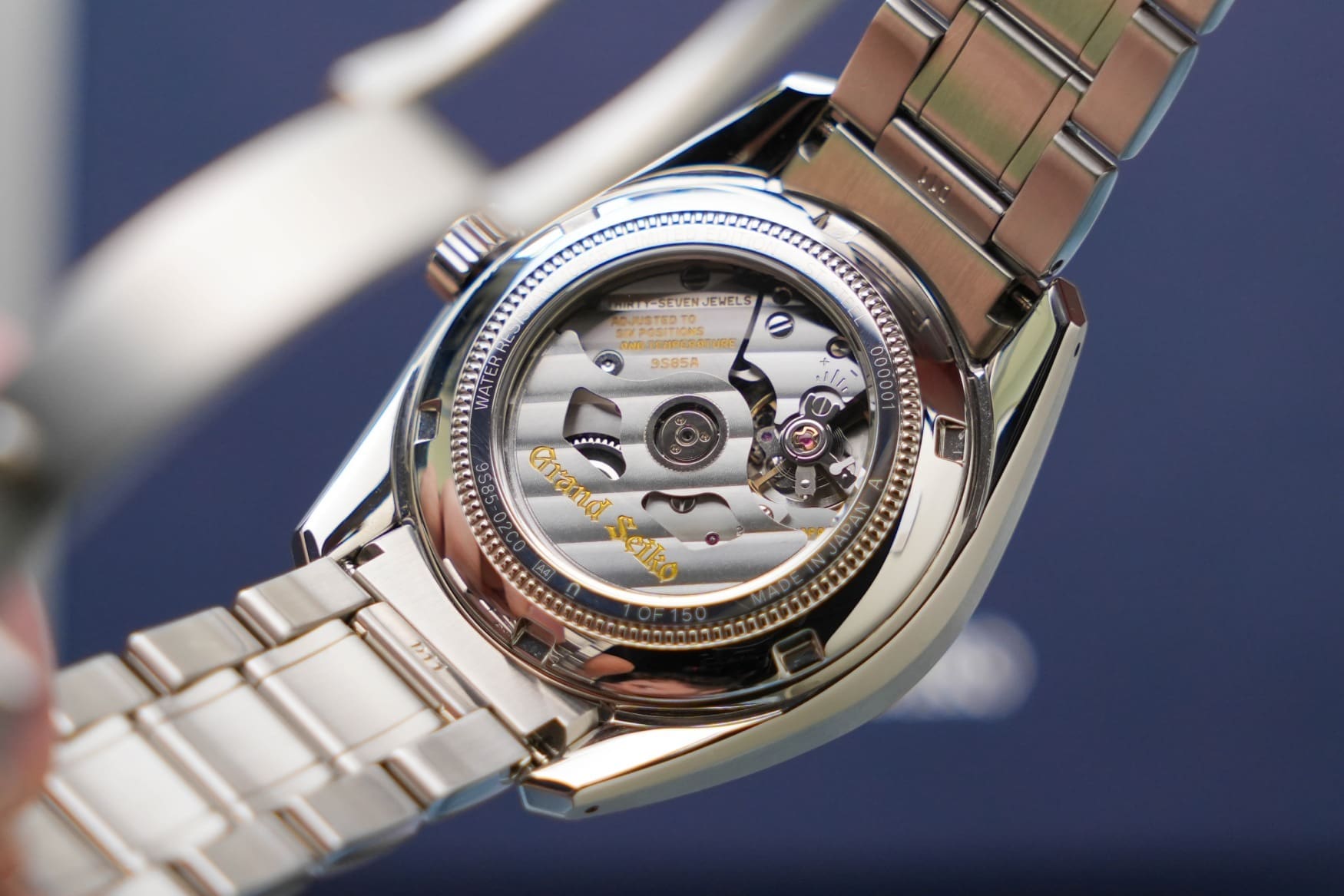 grand seiko naturo whirlpools sbgh331 oceania limited edition movement caseback