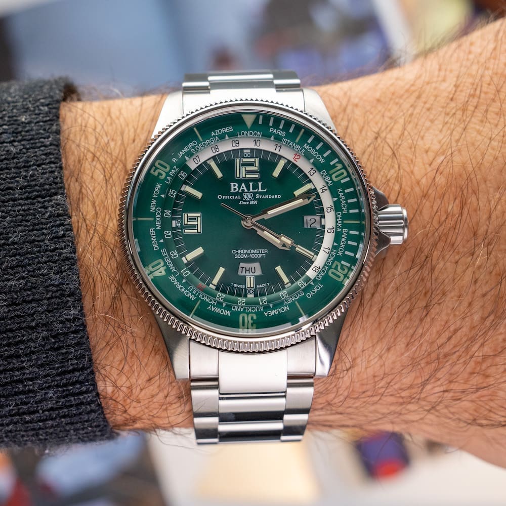 The Ball Engineer Master II Diver Worldtime punches above its entry-luxury pricing