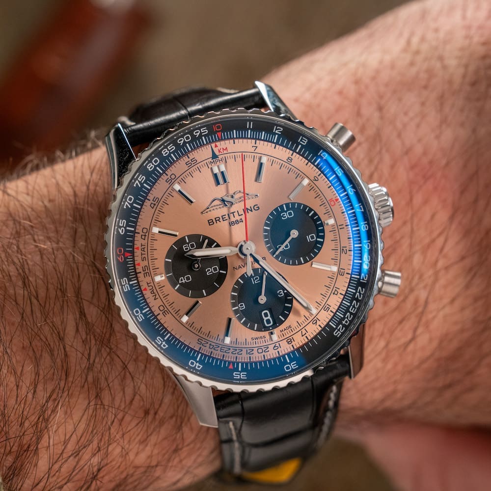 We asked the Breitling boss to admit what his favourite is, and he told us