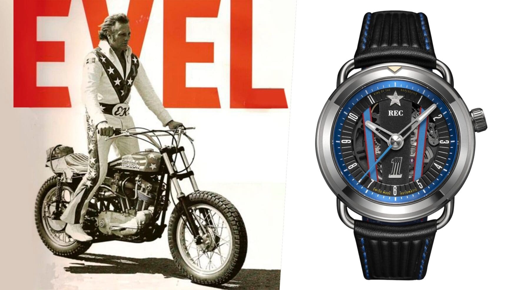 Pure Evel – The REC TTT Knievel is a striking tribute to the King of the Daredevils