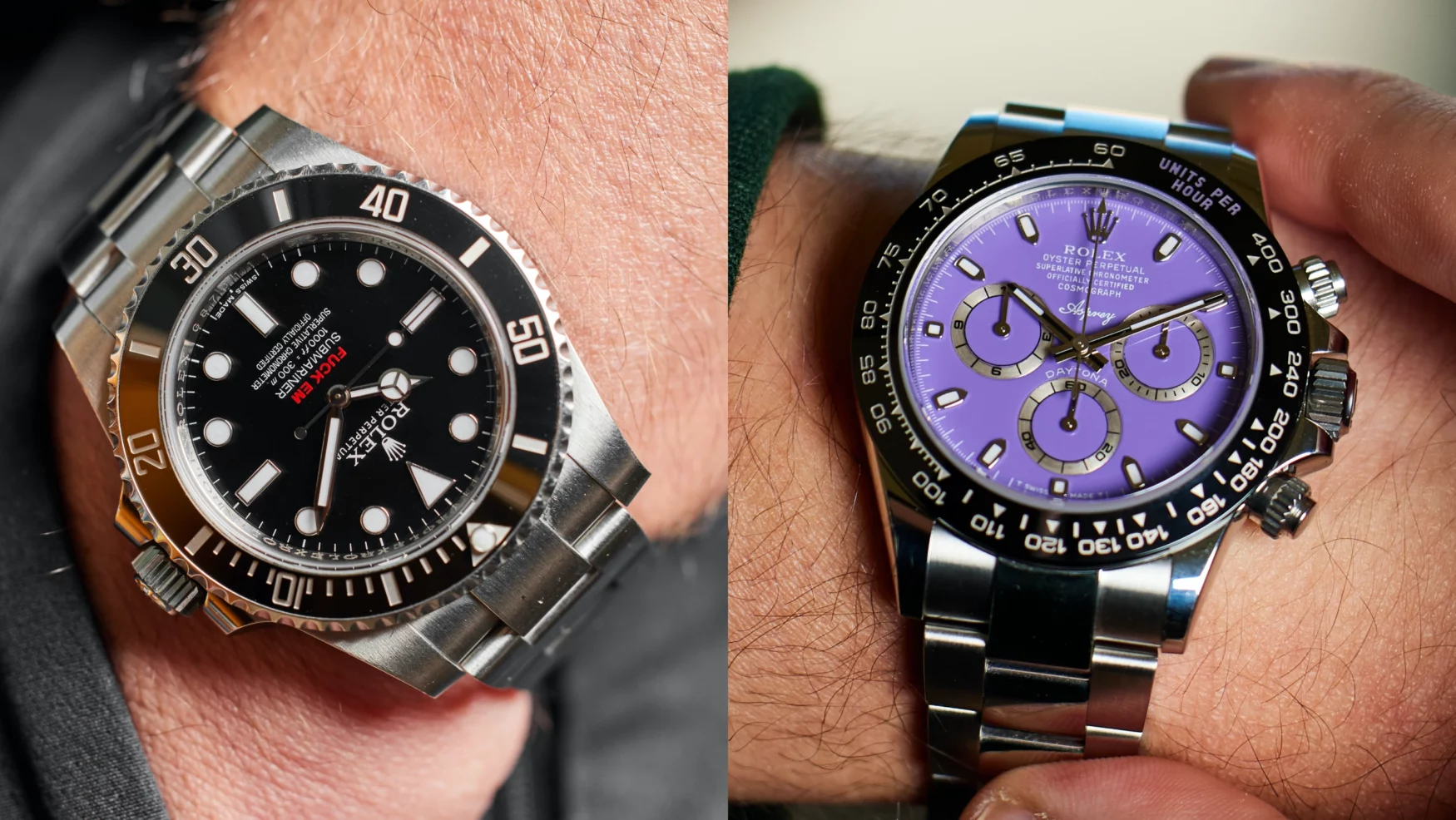 The Supreme Submariner versus the Asprey Daytona – which went for more?