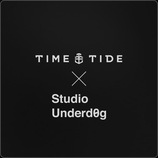 timetide x studio underd0g lockup