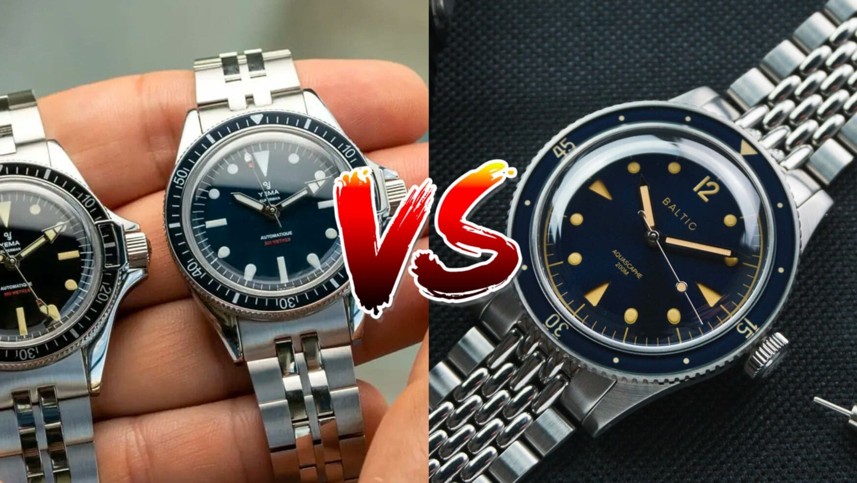 Battle of the French independents – Yema Superman 500 versus the Baltic Aquascaphe