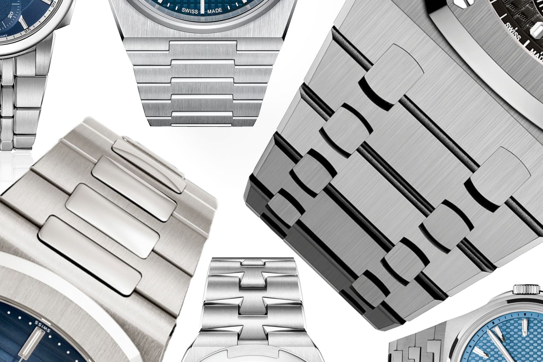Integrated bracelet watches