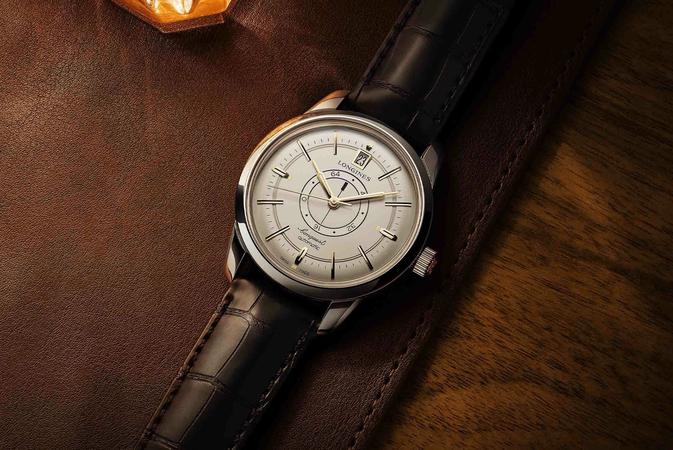 The Longines Conquest Heritage Central Power Reserve is a recreation of a rare 1959 release