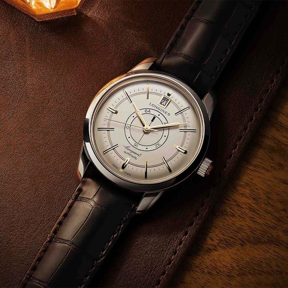 The Longines Conquest Heritage Central Power Reserve is a recreation of a rare 1959 release