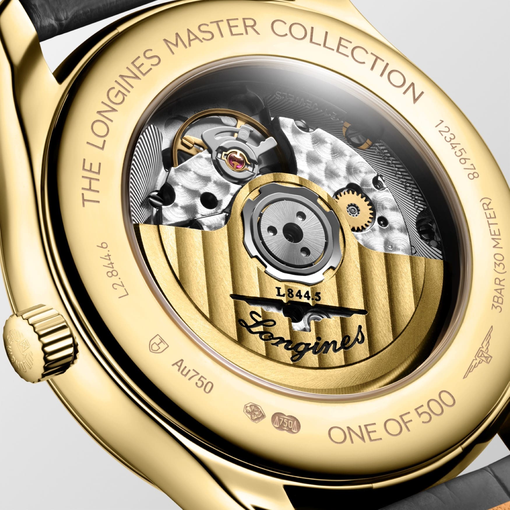 Longines Master Collection GMT caseback