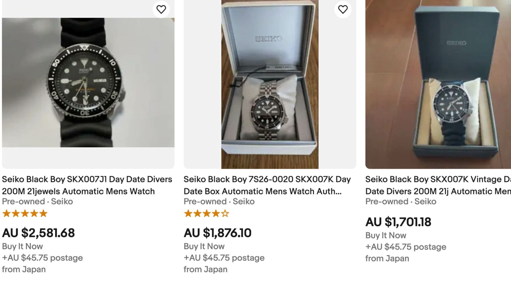 Seiko SKX eBay