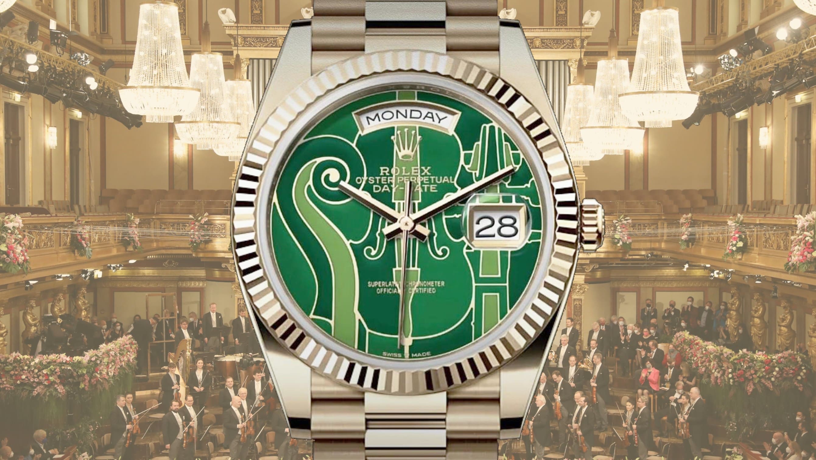 Rolex kicks off 2024 with a special edition Day-Date in honour of the Vienna Philharmonic