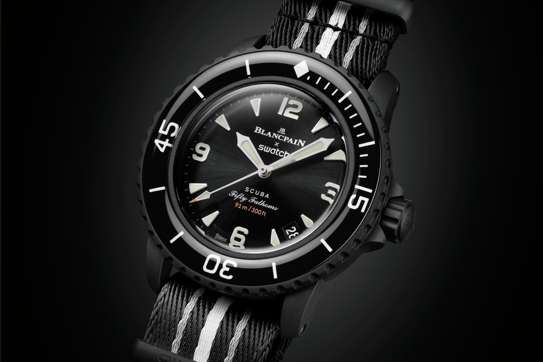 swatch blancpain scuba fifty fathoms ocean of storms