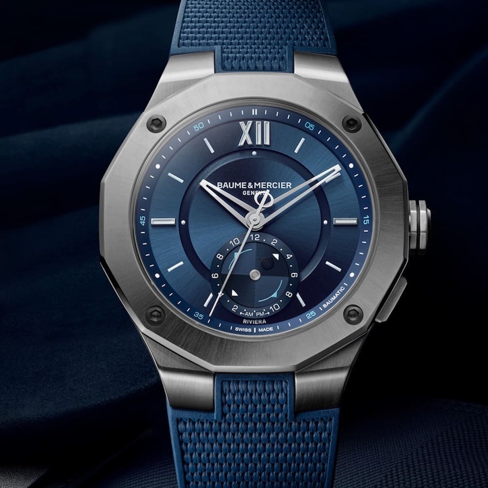 The Baume & Mercier Riviera Tideograph sets sail with an unusual complication