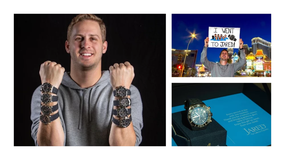 NFL QB Jared Goff “went to Jared” and got 8 Breitling watches to thank his offensive line