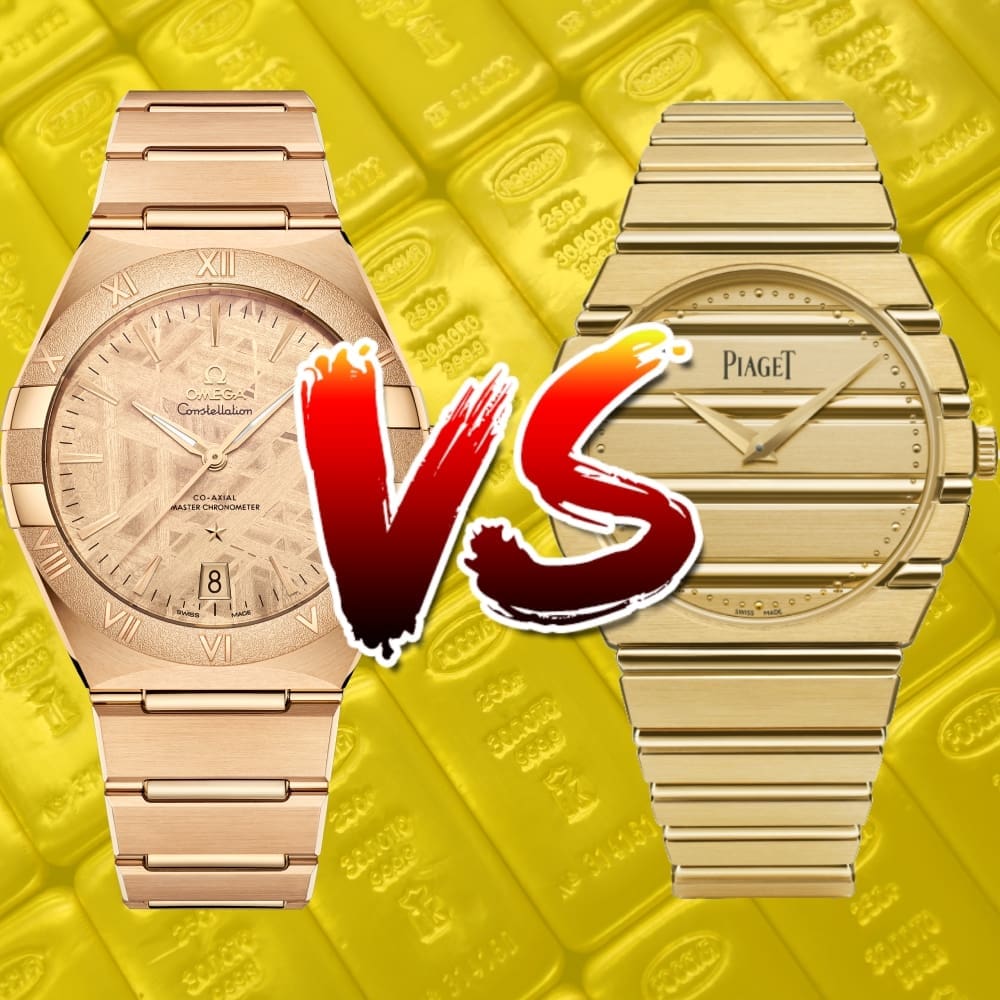 Omega Constellation versus Piaget Polo 79 feature mobile