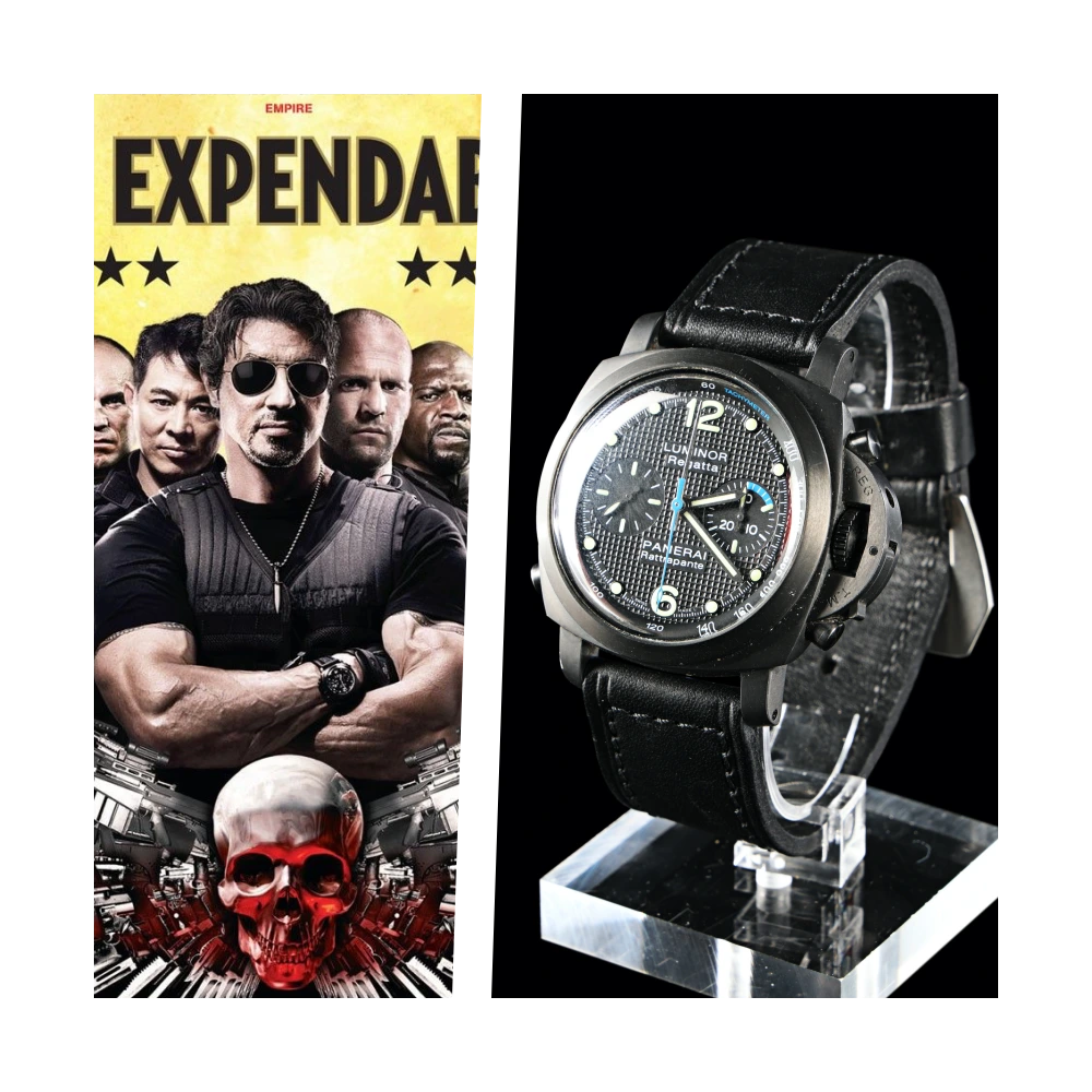 Sylvester Stallone’s Panerai split-seconds chrono watch worn in The Expendables is up for auction