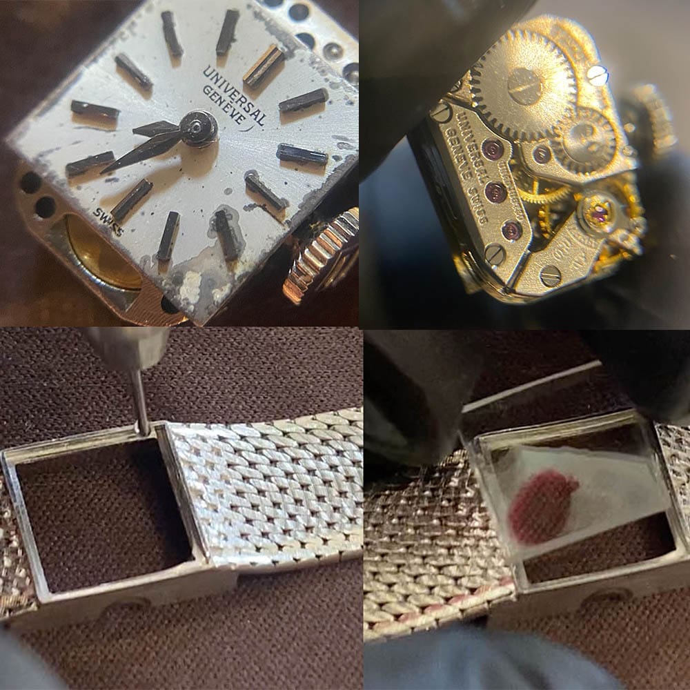 My DIY restoration of a solid gold Universal Genève that cost $7