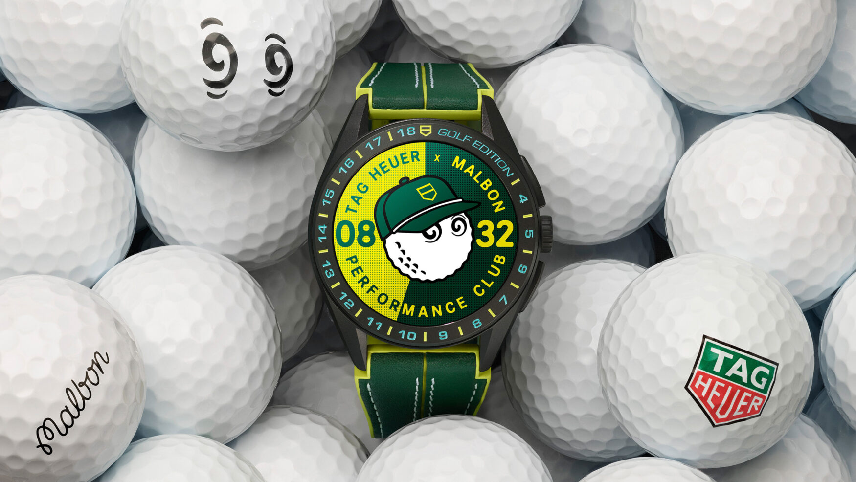 Time to tee off streetwear style with the TAG Heuer Connected Calibre E4 Malbon Golf Edition