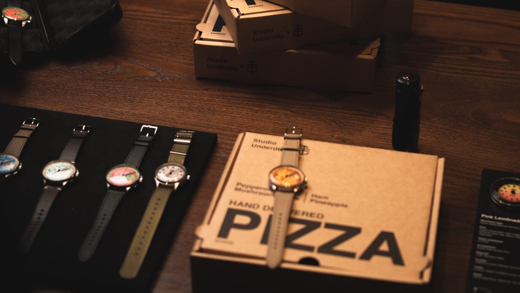 Studio Underd0g’s first British ‘Hand Delivered’ pizza party had watch fans asking for seconds