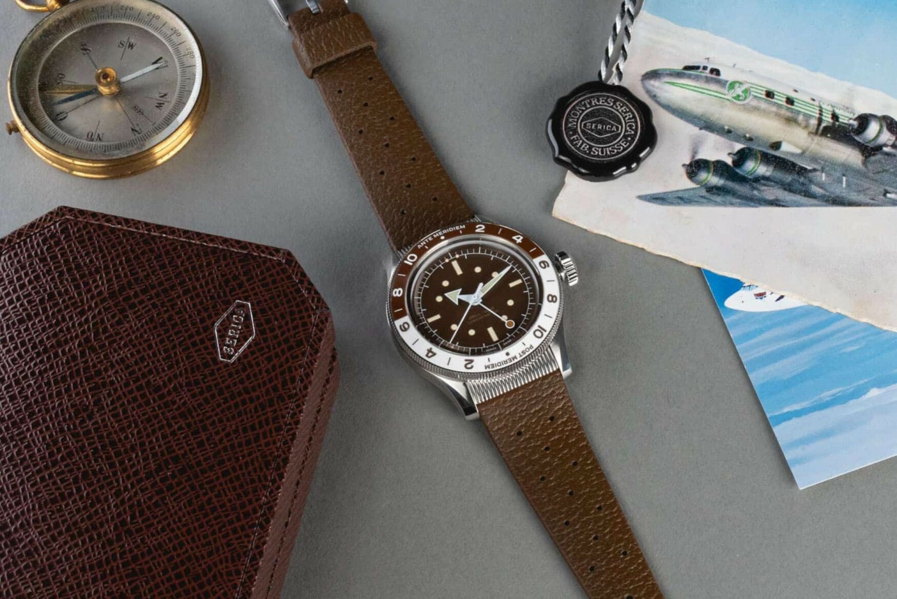 Serica replay the greats with the deliciously chocolatey Ref. 8315 Travel Chronometer