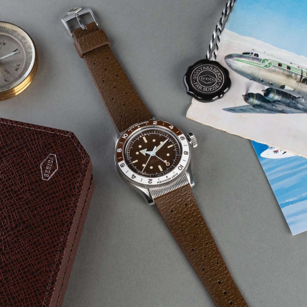 Serica replay the greats with the deliciously chocolatey Ref. 8315 Travel Chronometer