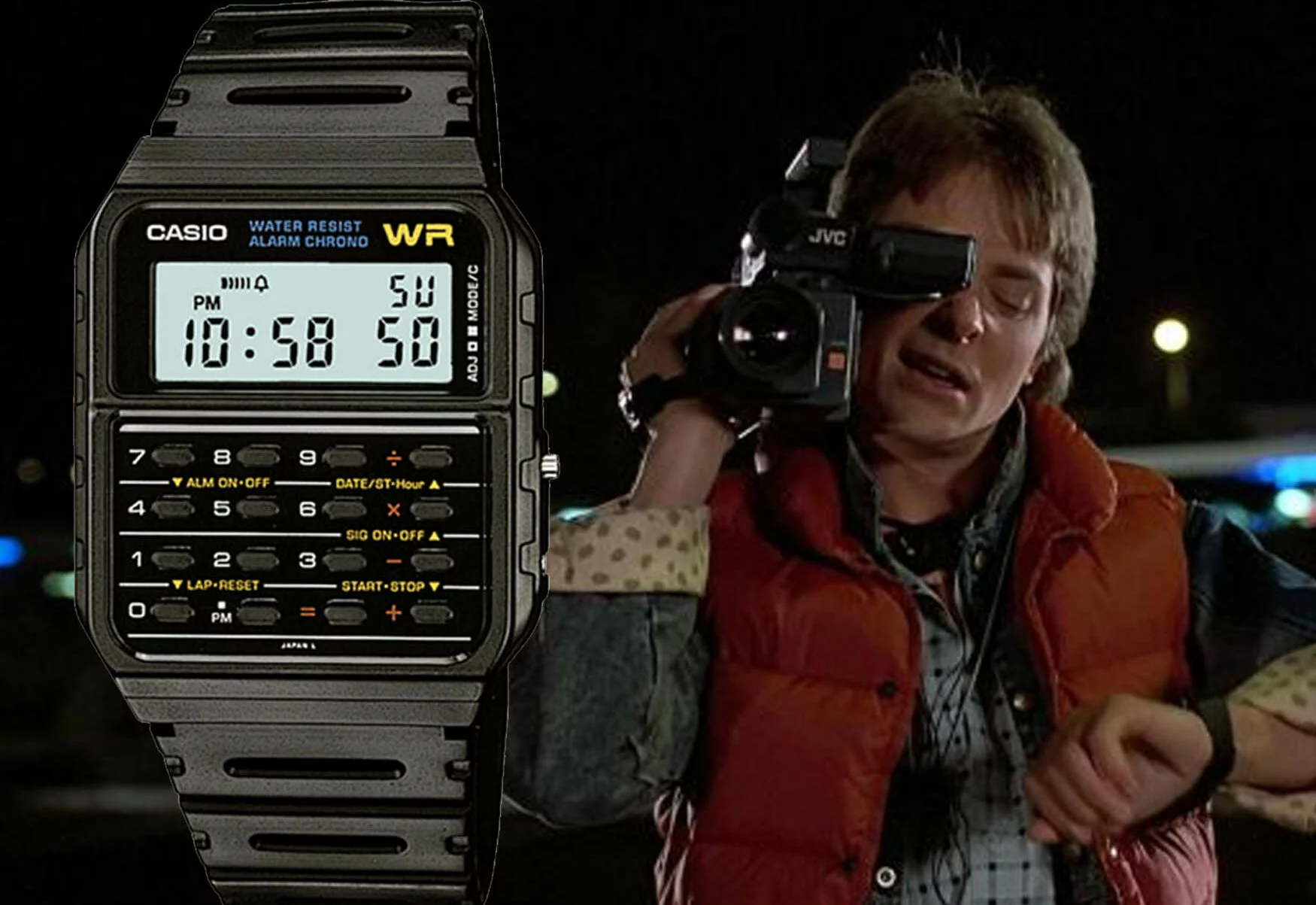 Casio x Back to the Future 40th Anniversary CA-500WEBF-1A