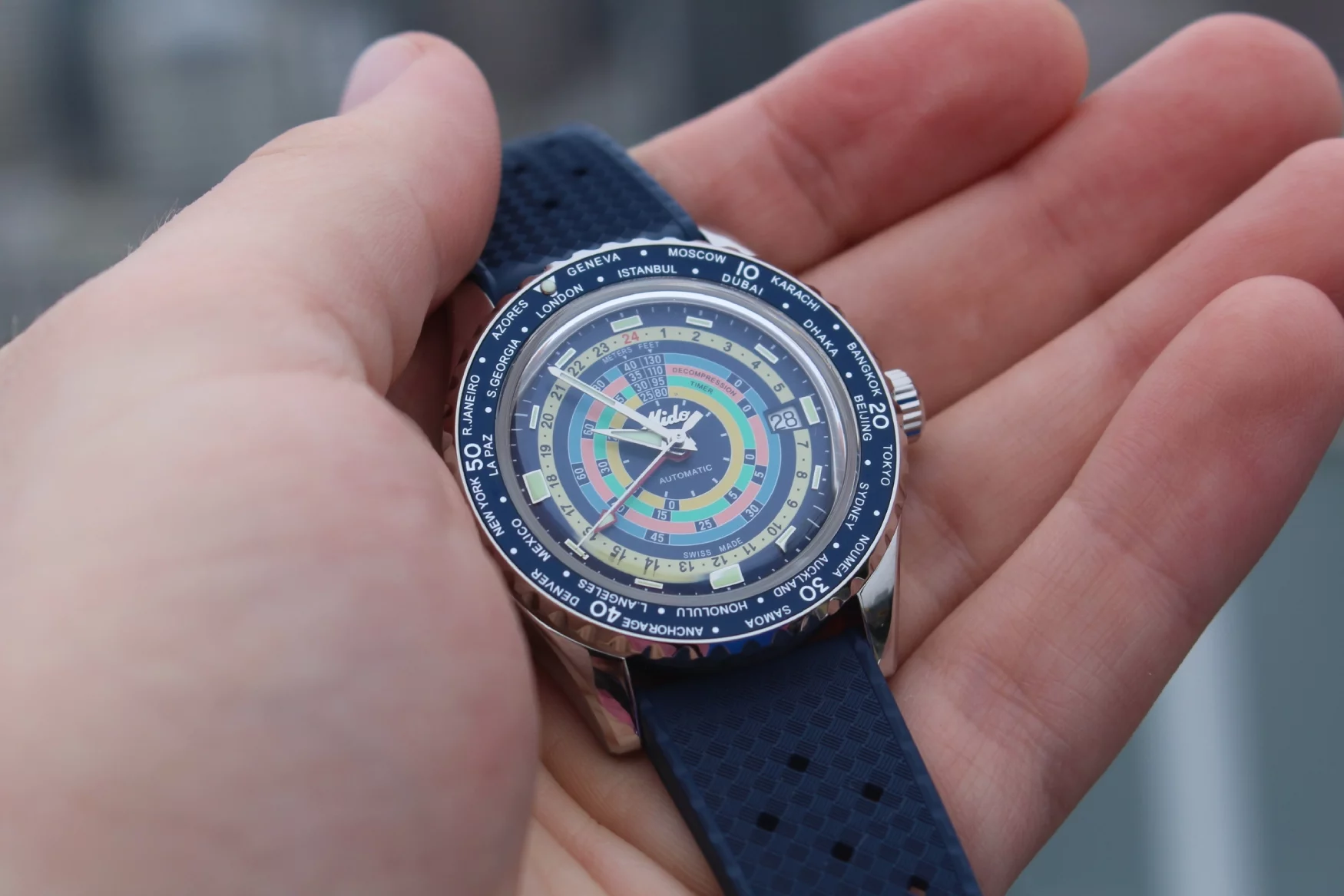 Mido worldtimer watch best sale