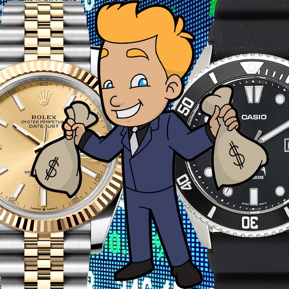The best watches for finance fanatics, from the classic Datejust to a humble Casio