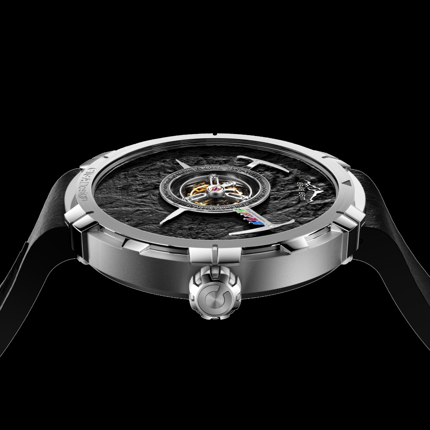 CIGA Design Central Tourbillon Mount Everest Homage Edition profile