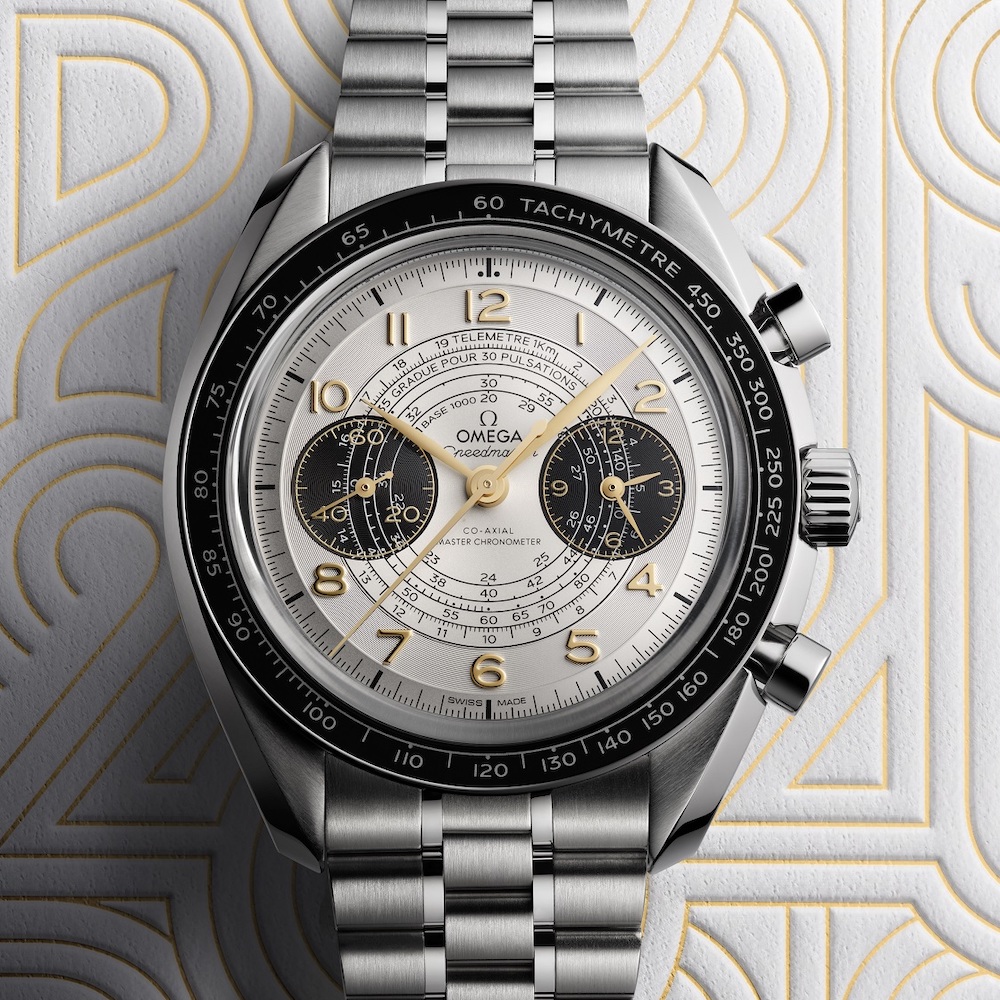 This new Omega Speedmaster Chronoscope Paris 2024 Collection marks 100 days until the opening of the Olympic Games