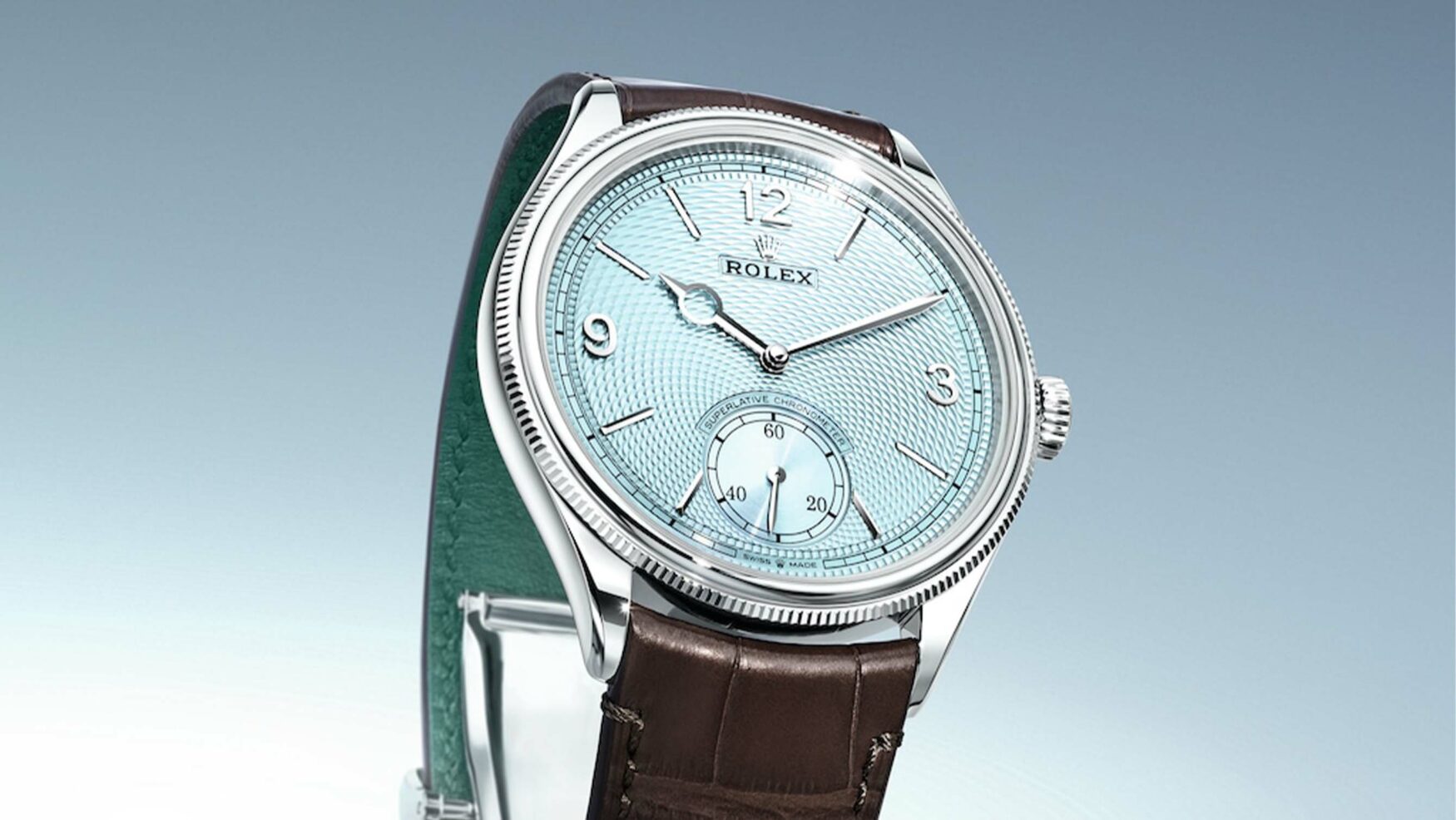 Nothing stealth wealth about the new platinum Rolex Perpetual 1908