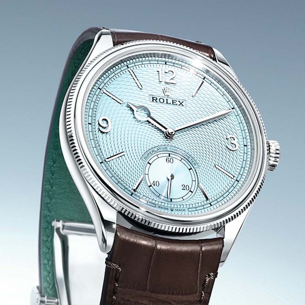 Nothing stealth wealth about the new platinum Rolex Perpetual 1908