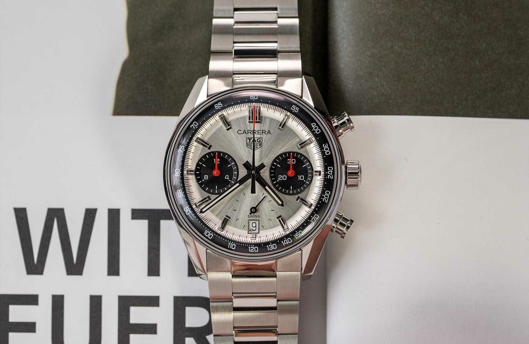 TAG Heuer Carrera Chronograph Glassbox Panda Solo 1