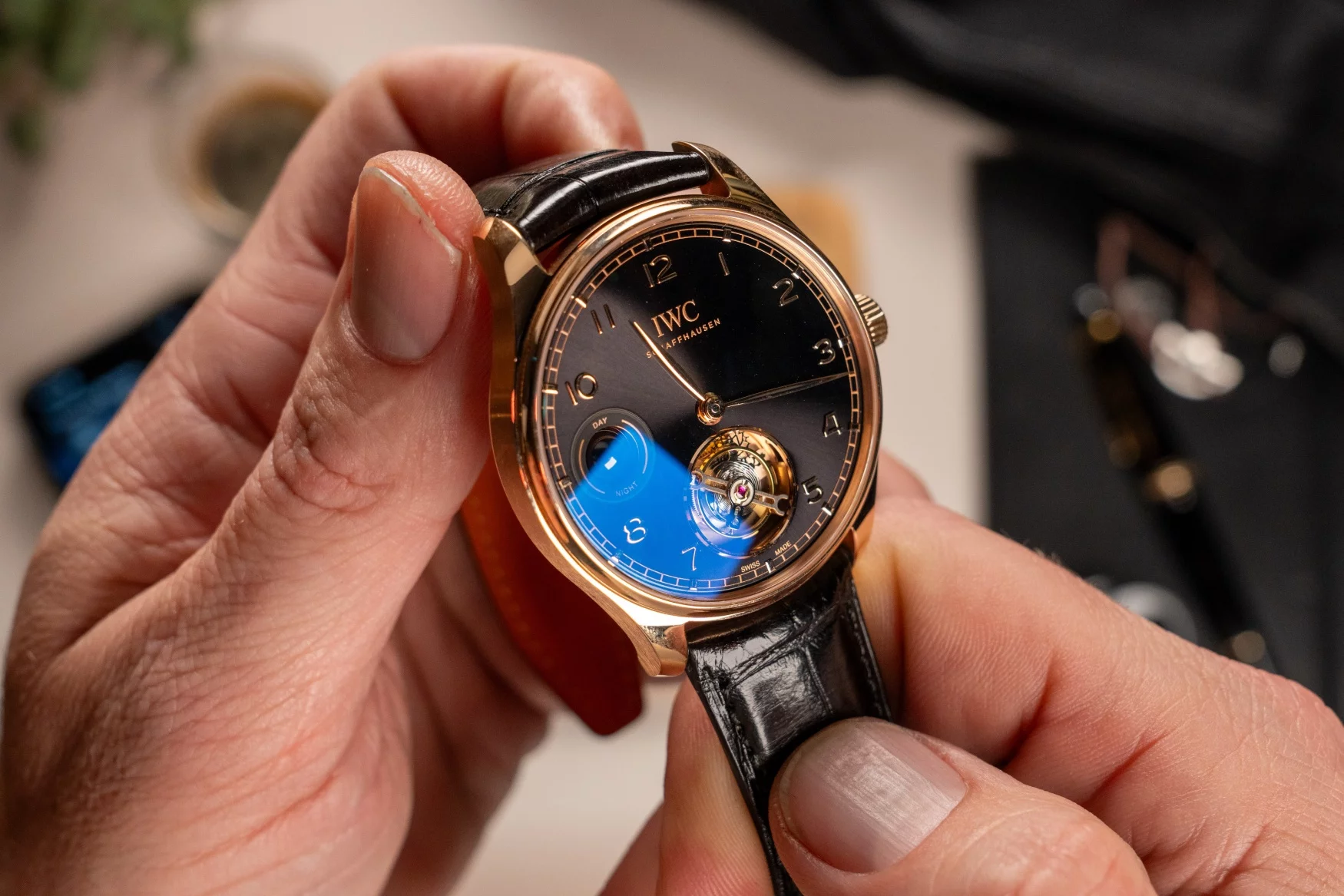 IWC Portugieser Hand-Wound Tourbillon Day & Night | HANDS ON