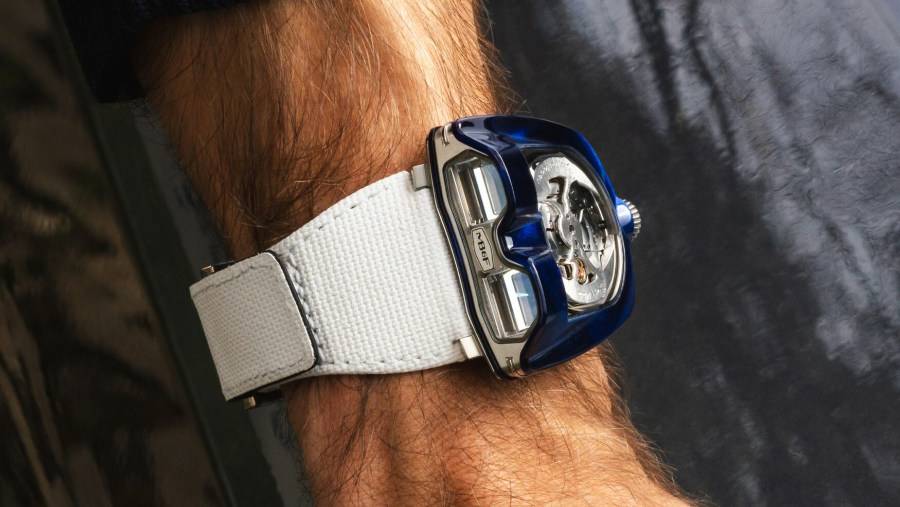 MB&F adds a striking metallic hue to the HM8 Mark 2 Blue