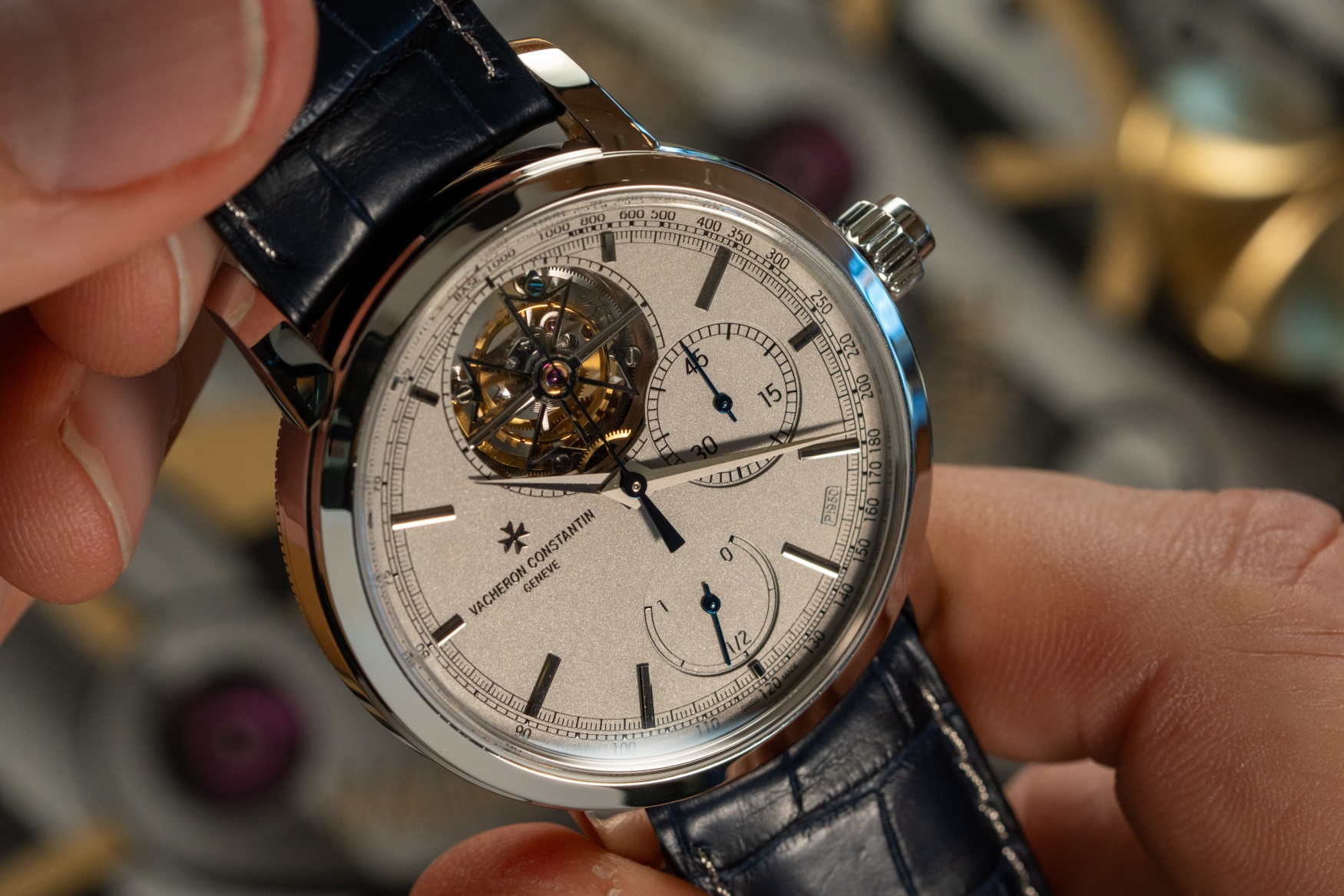 vacheron constantin traditionnelle tourbillon chronograph excellence platine dial