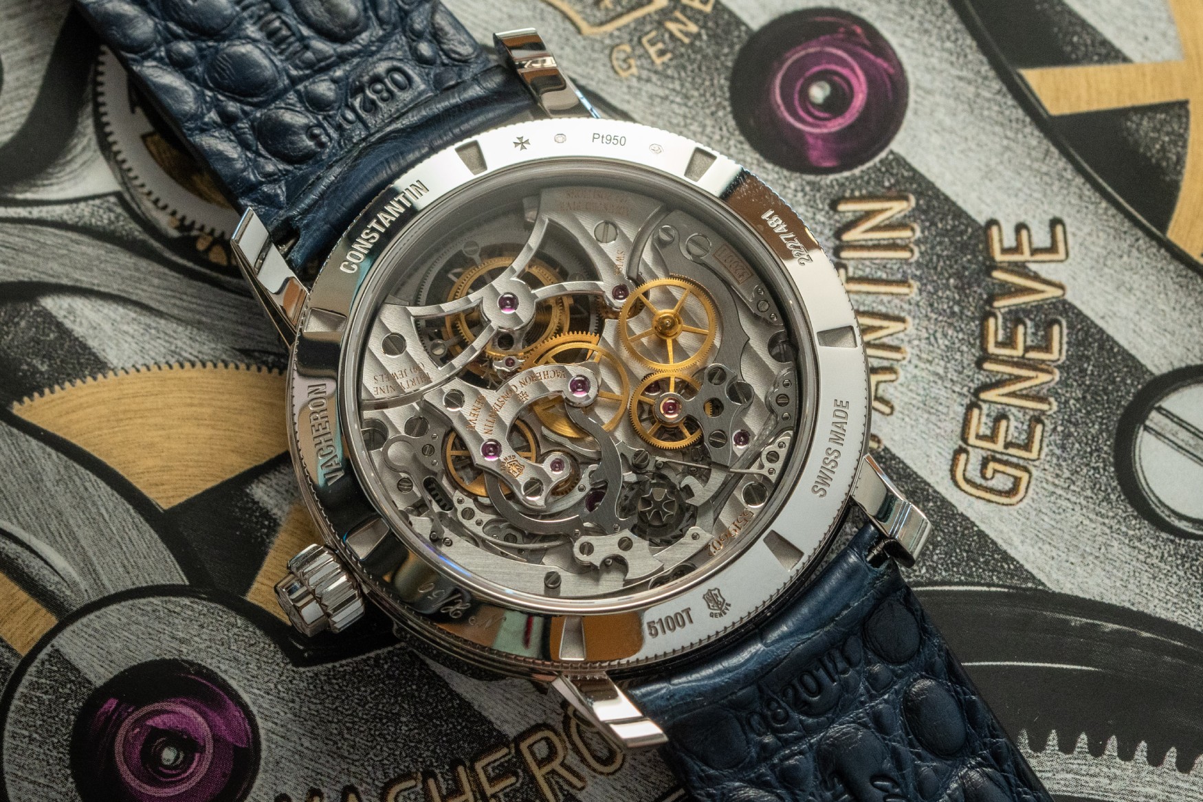 vacheron constantin traditionnelle tourbillon chronograph excellence platine movement caseback