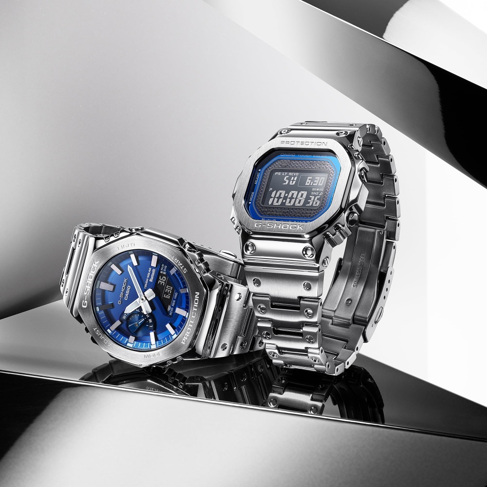 The full metal Casio GMW-B5000D-2DR & GM-B2100AD-2ADR make the case for elevated G-SHOCK watches