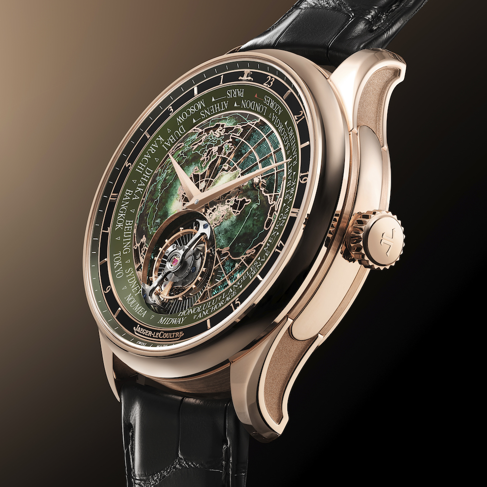 The Jaeger-LeCoultre Calibre 948 worldtimer has a dial that requires 70 hours of work alone