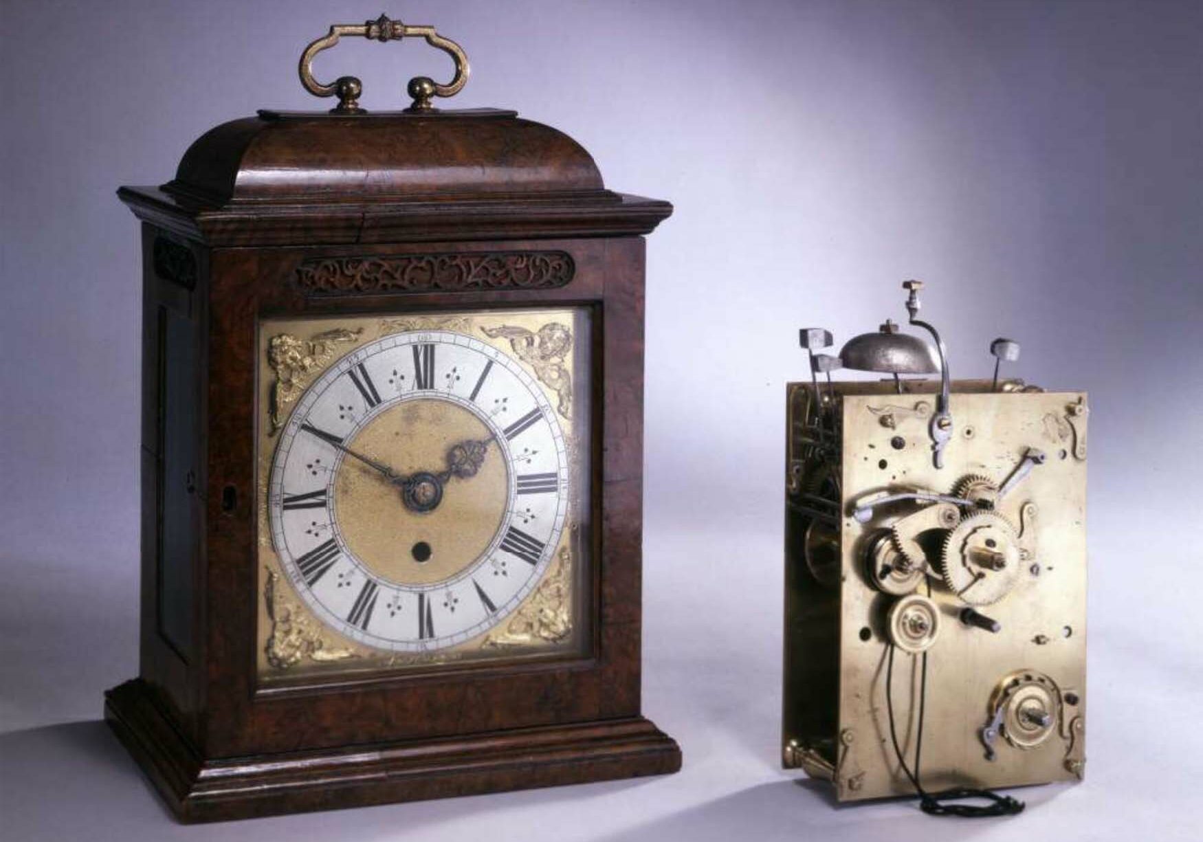 Repeating table clock 1670s