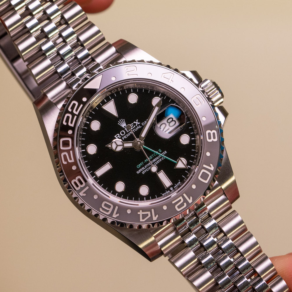 Is the new steel Rolex GMT-Master II with a black-grey bezel boring or beautifully monochromatic?
