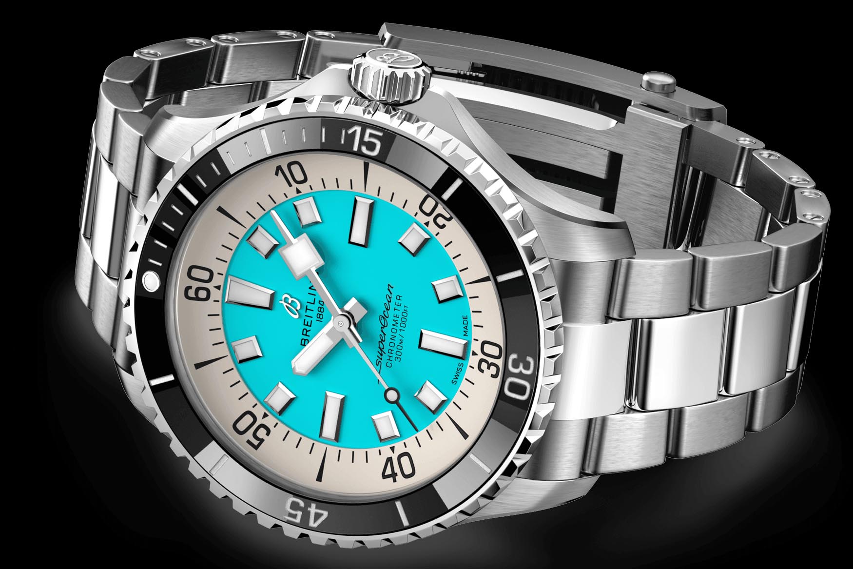 Breitling Superocean Automatic 44 Turquoise