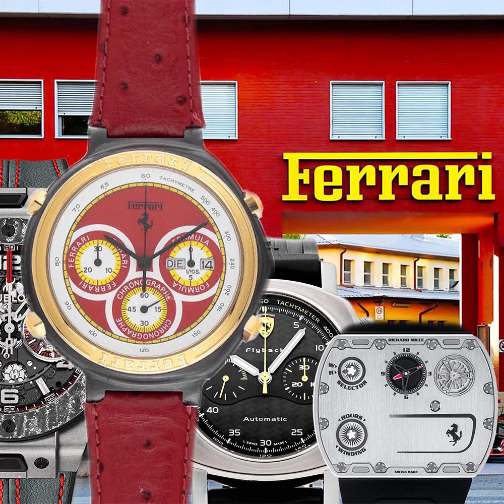 Every watch brand that has collaborated with Ferrari