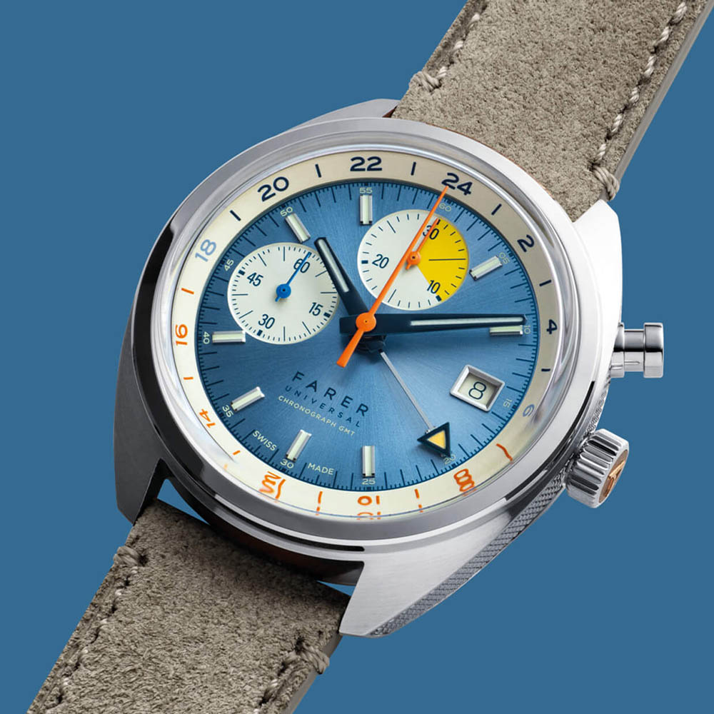 The Farer Monopusher GMT colourfully expands on easy utility