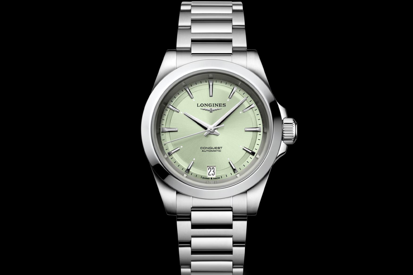 Longines Conquest 34mm Light Green copy