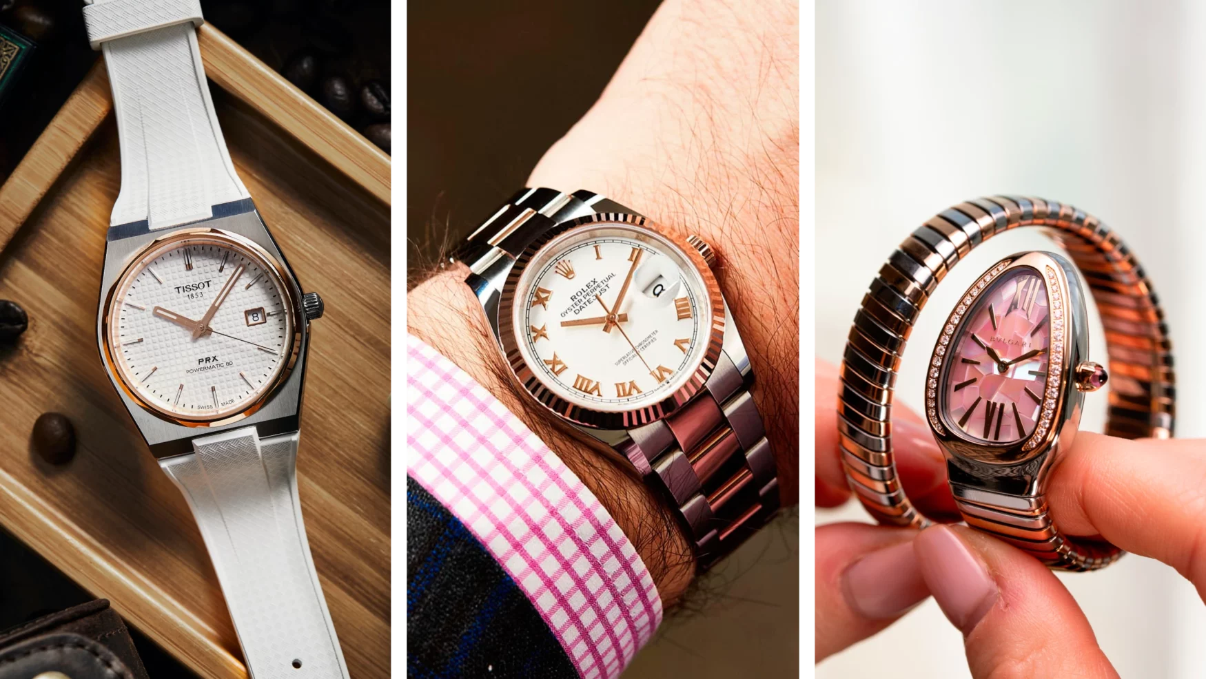 best two tone watches feature