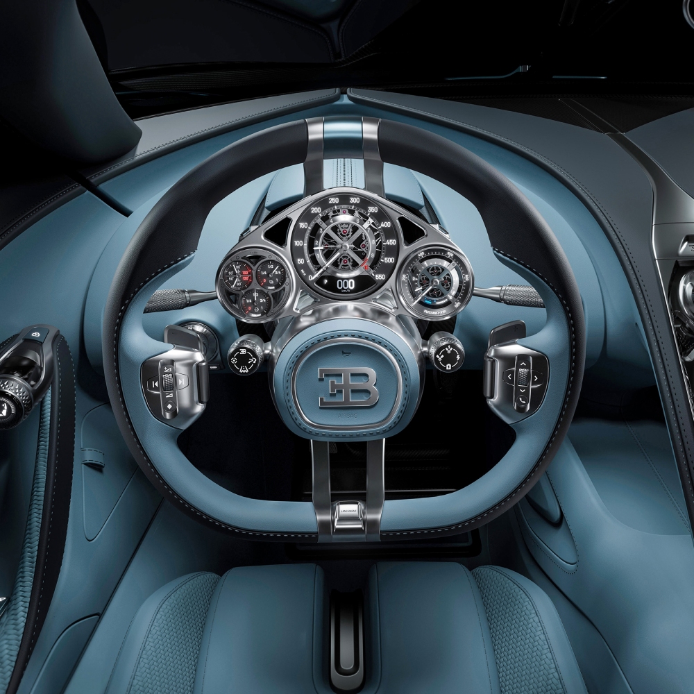 Bugatti’s latest hypercar, the Tourbillon, might be the most watch-inspired vehicle ever made