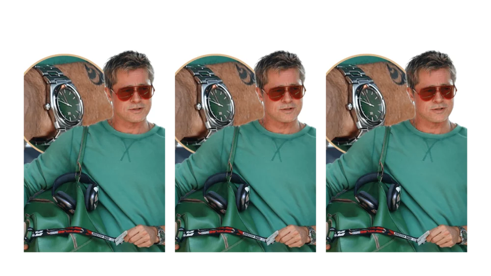 Brad Pitt confirmed wearing custom vintage IWC on F1 movie set